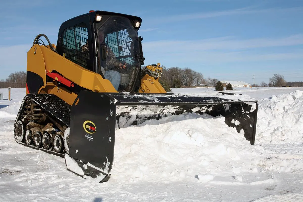 Skid Steer Industrial Snow Pusher | The Xtreme Push