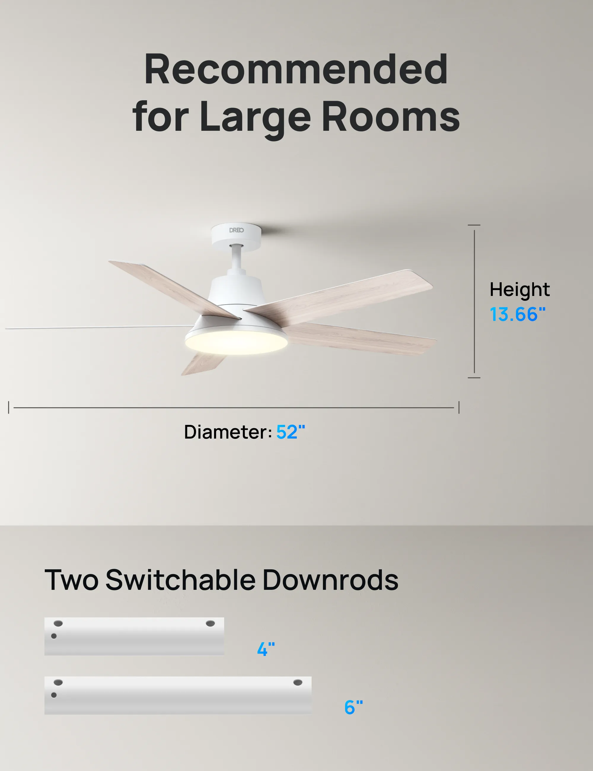 Smart Ceiling Fan CLF521S