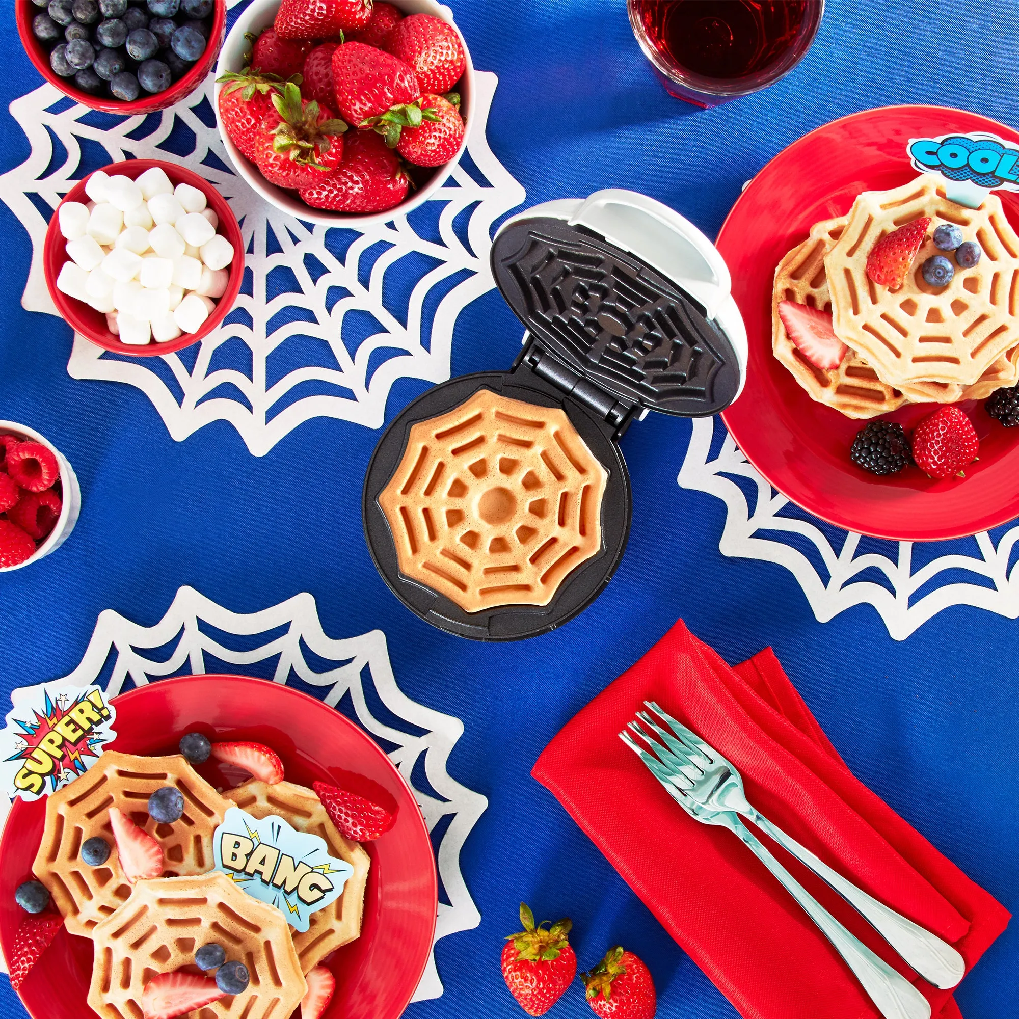 Spider Web Mini Waffle Maker