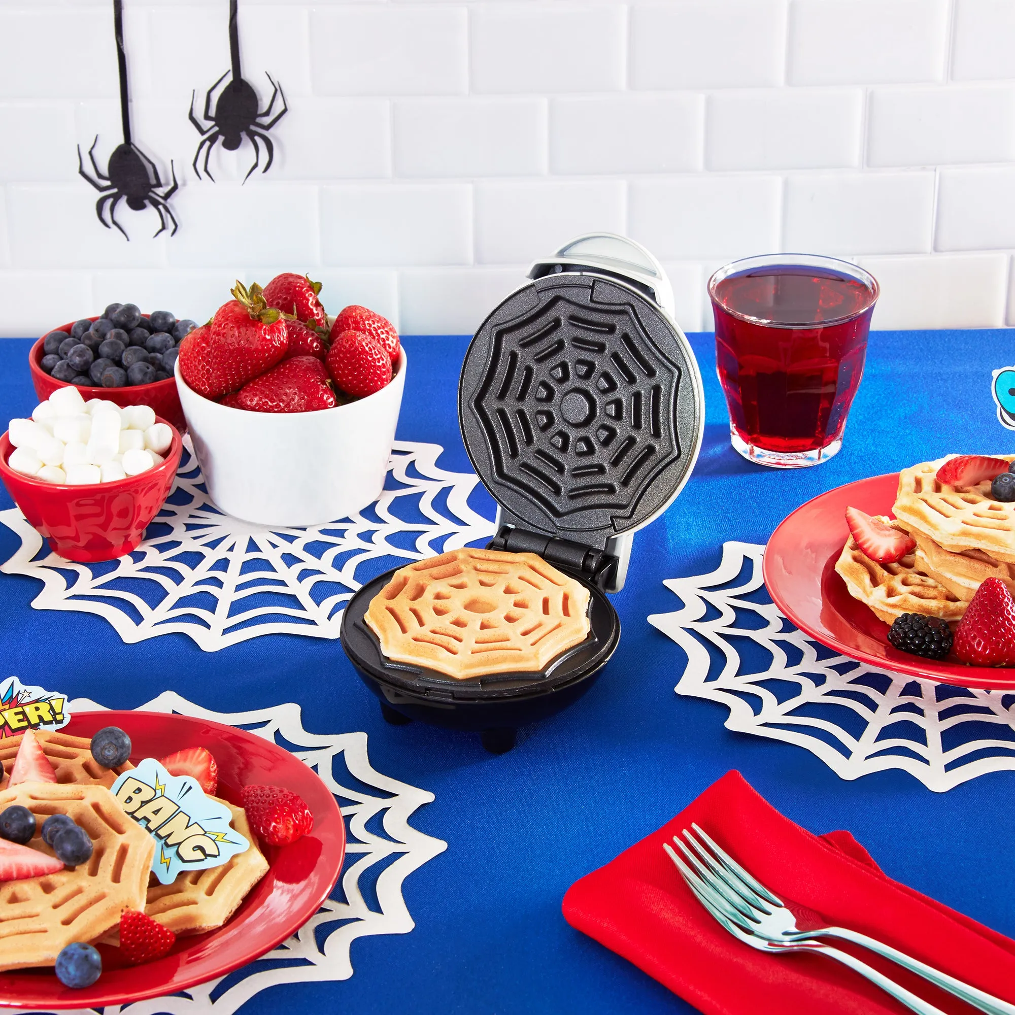 Spider Web Mini Waffle Maker