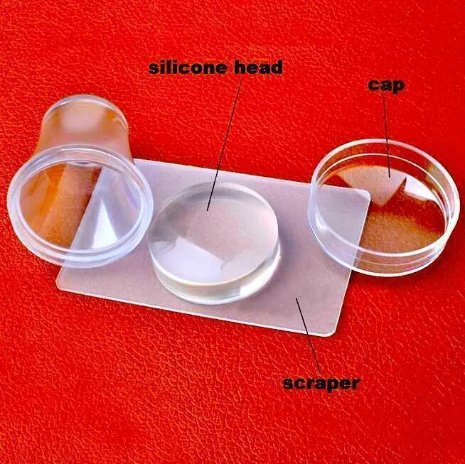 Stamper & Scraper (Clear - Large Diameter 4cm)