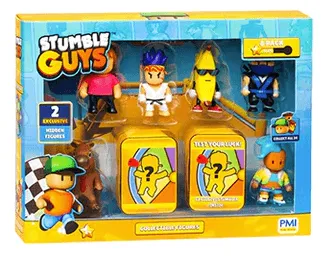 Stumble Guys Collectible Figures 8PK Deluxe Box