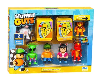 Stumble Guys Collectible Figures 8PK Deluxe Box