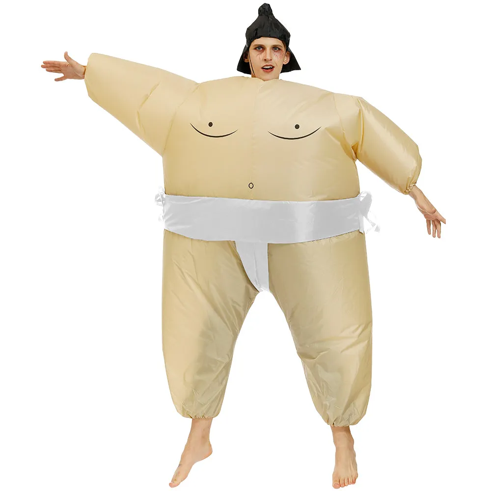 Sumo Wrestler Inflatable Costume Adult and Kid, Inflatable Sumo Blow up Costumes