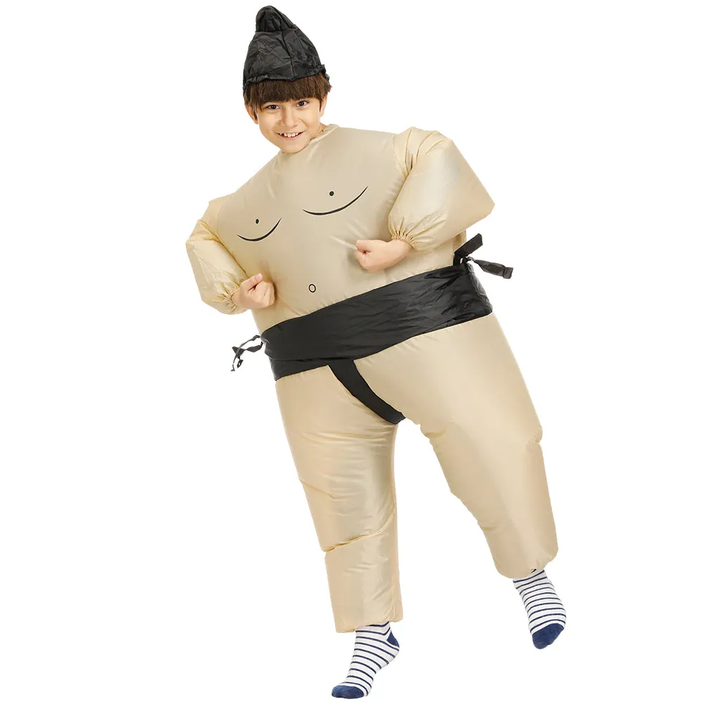 Sumo Wrestler Inflatable Costume Adult and Kid, Inflatable Sumo Blow up Costumes