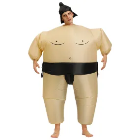 Sumo Wrestler Inflatable Costume Adult and Kid, Inflatable Sumo Blow up Costumes