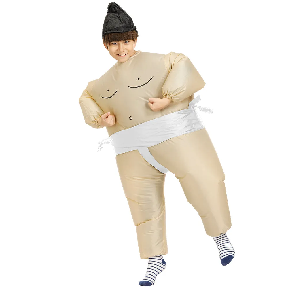 Sumo Wrestler Inflatable Costume Adult and Kid, Inflatable Sumo Blow up Costumes