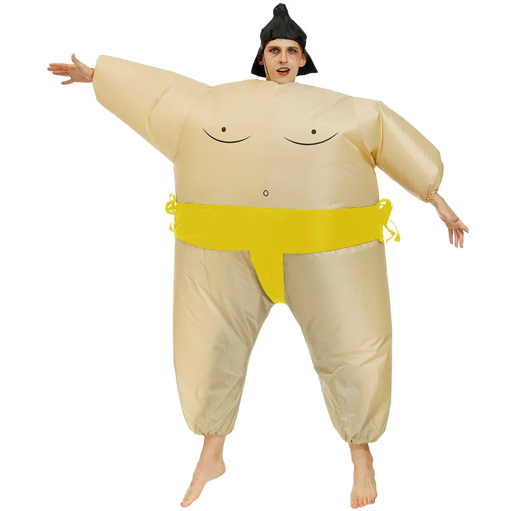 Sumo Wrestler Inflatable Costume Adult and Kid, Inflatable Sumo Blow up Costumes