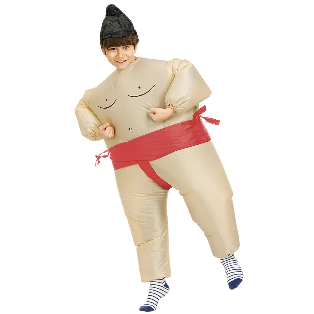 Sumo Wrestler Inflatable Costume Adult and Kid, Inflatable Sumo Blow up Costumes