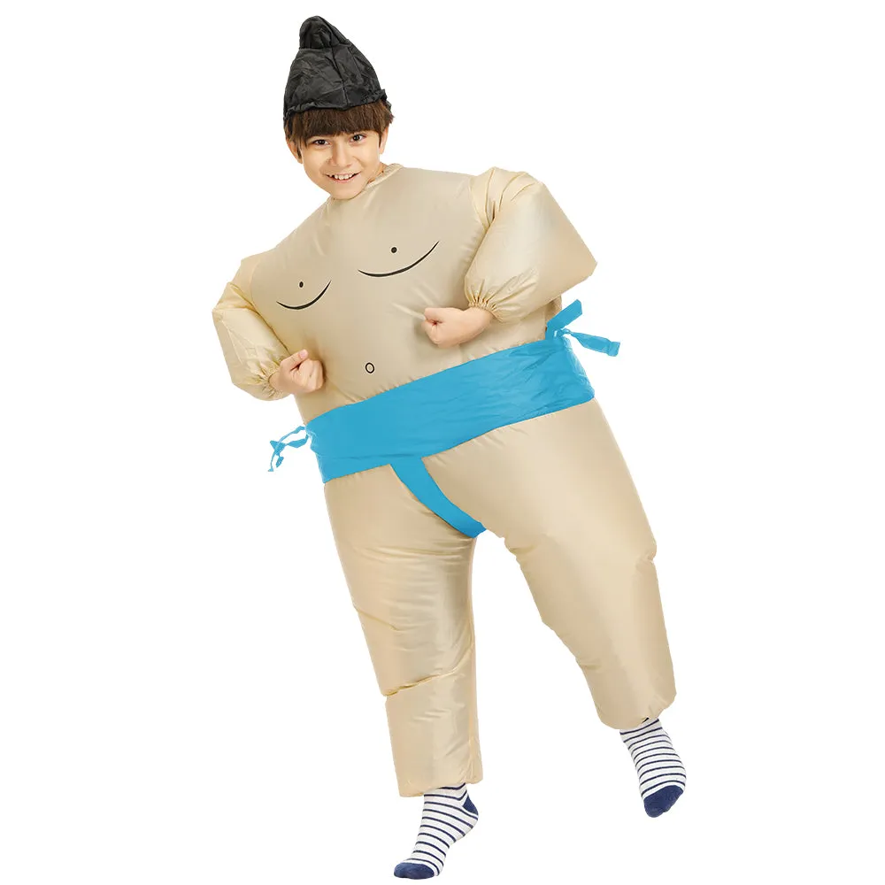 Sumo Wrestler Inflatable Costume Adult and Kid, Inflatable Sumo Blow up Costumes