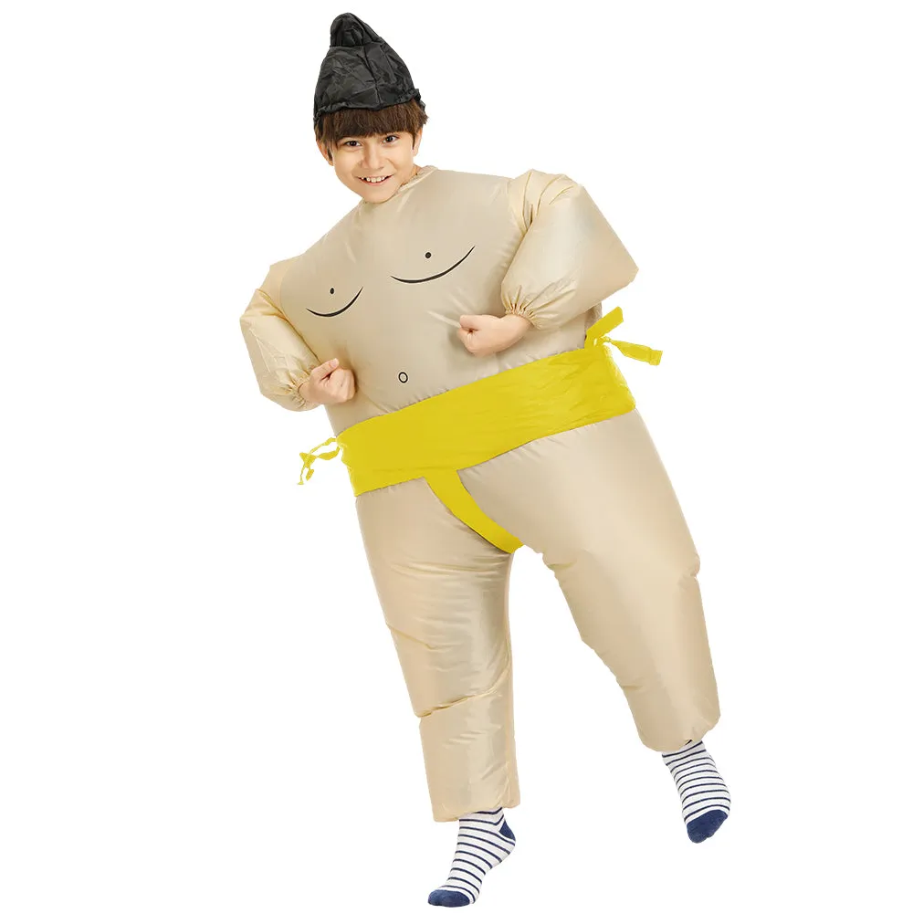 Sumo Wrestler Inflatable Costume Adult and Kid, Inflatable Sumo Blow up Costumes