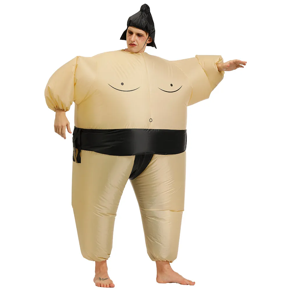 Sumo Wrestler Inflatable Costume Adult and Kid, Inflatable Sumo Blow up Costumes