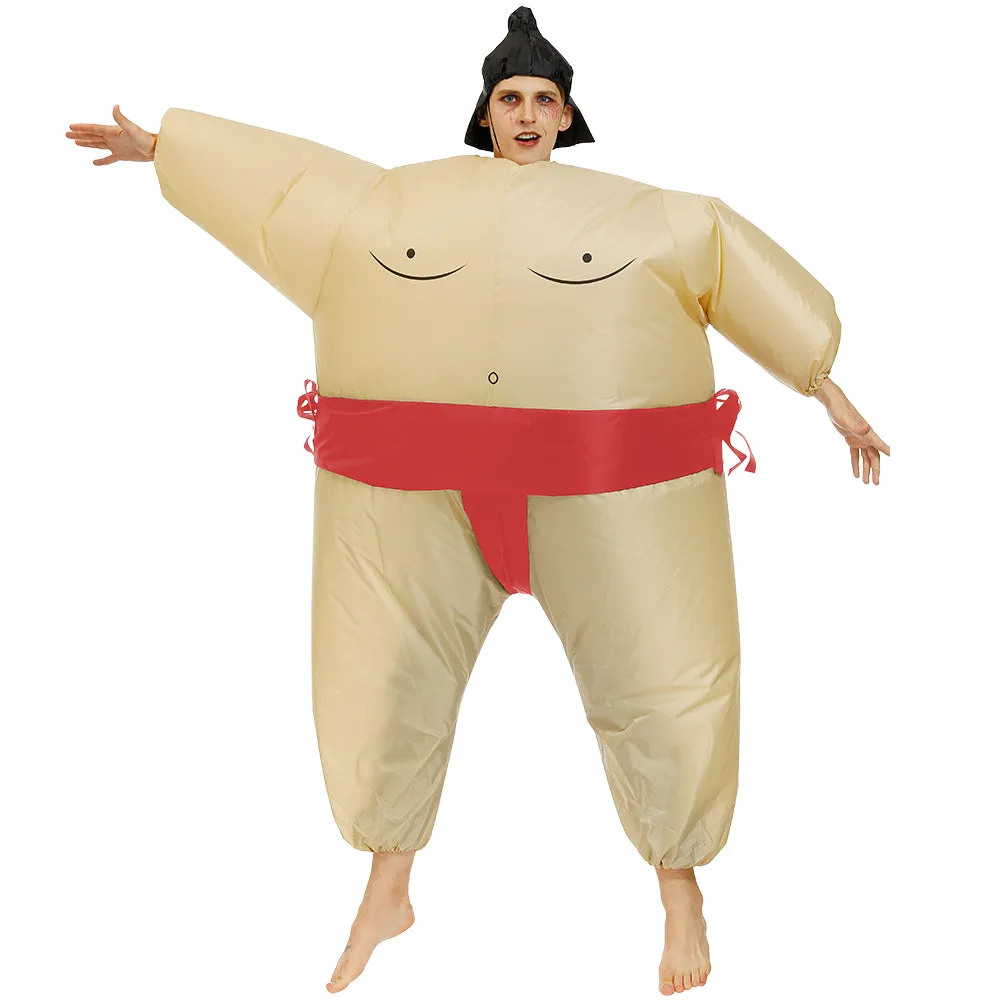 Sumo Wrestler Inflatable Costume Adult and Kid, Inflatable Sumo Blow up Costumes