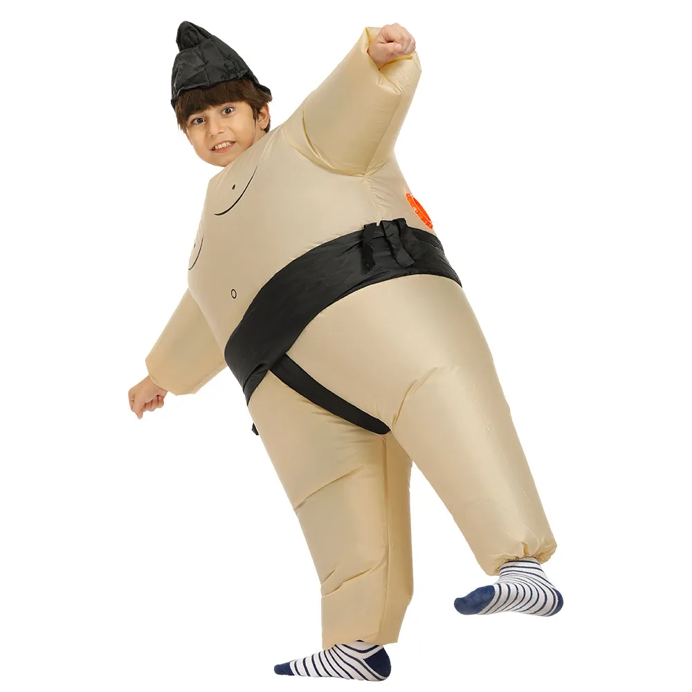 Sumo Wrestler Inflatable Costume Adult and Kid, Inflatable Sumo Blow up Costumes