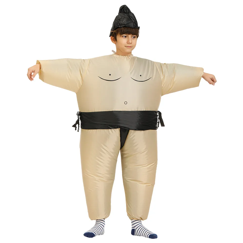 Sumo Wrestler Inflatable Costume Adult and Kid, Inflatable Sumo Blow up Costumes