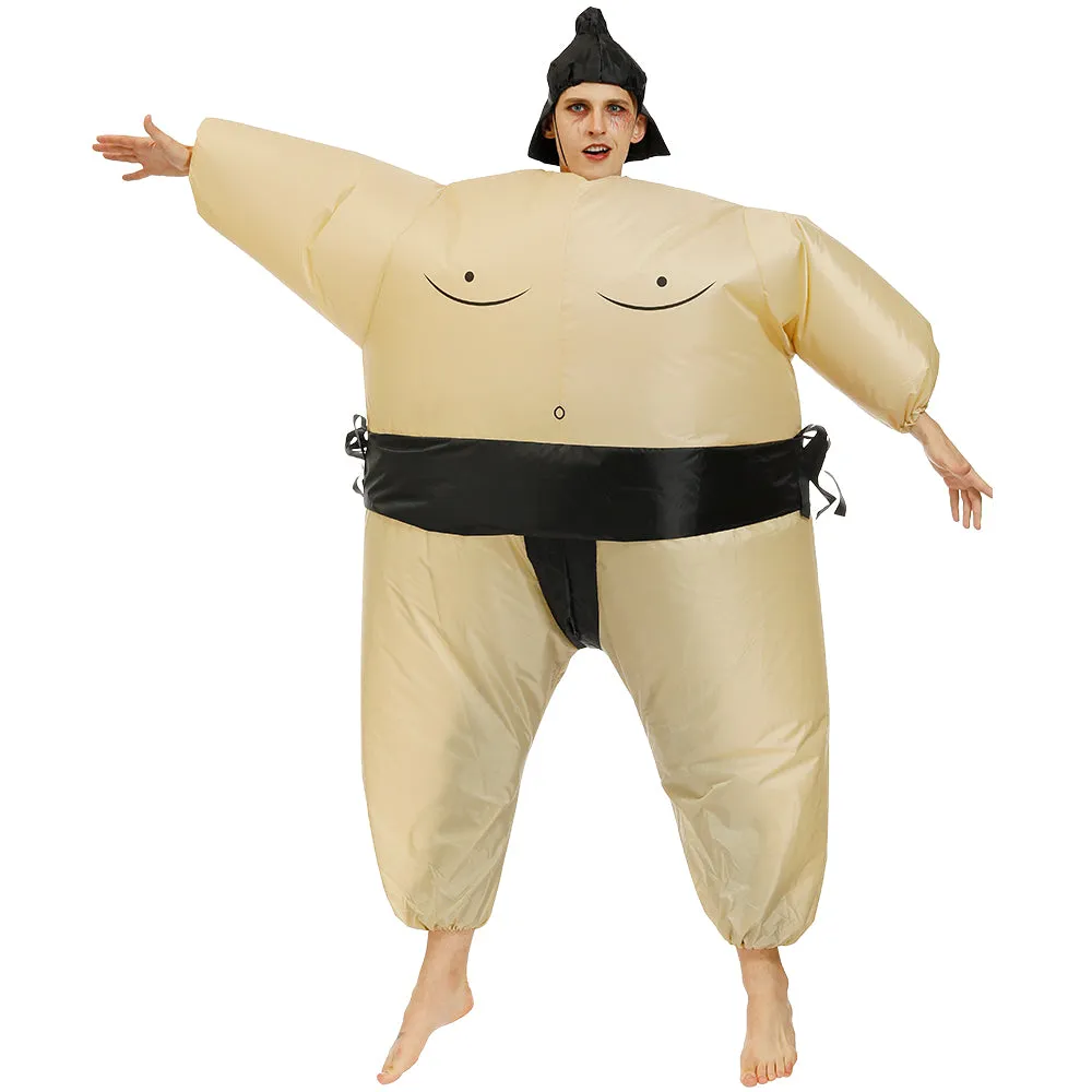 Sumo Wrestler Inflatable Costume Adult and Kid, Inflatable Sumo Blow up Costumes