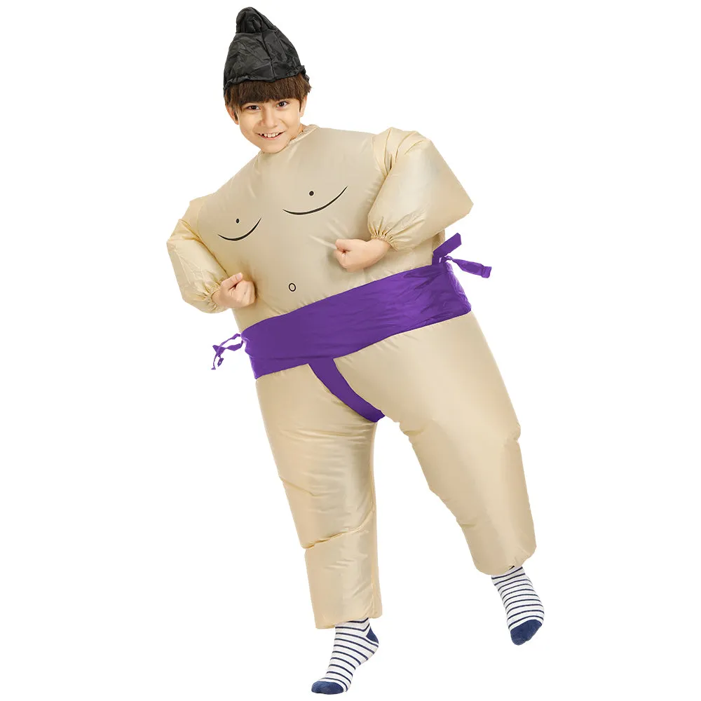 Sumo Wrestler Inflatable Costume Adult and Kid, Inflatable Sumo Blow up Costumes