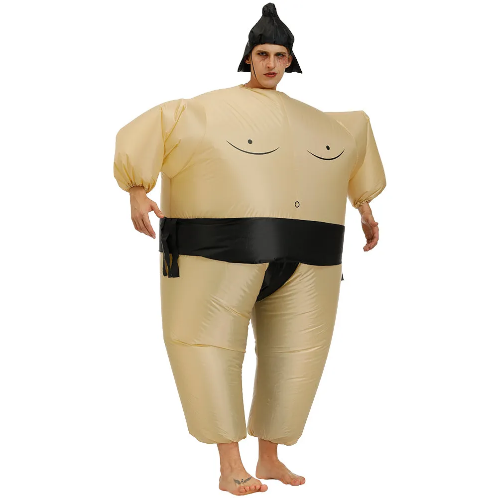 Sumo Wrestler Inflatable Costume Adult and Kid, Inflatable Sumo Blow up Costumes