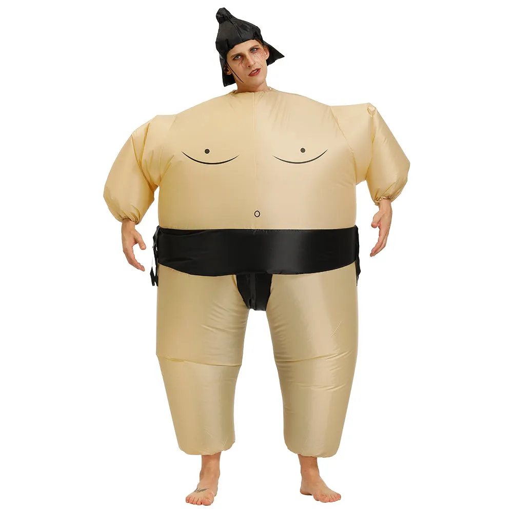 Sumo Wrestler Inflatable Costume Adult and Kid, Inflatable Sumo Blow up Costumes