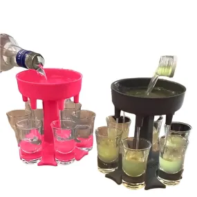 TEEK - Liquor 6 Shot Glass Dispenser