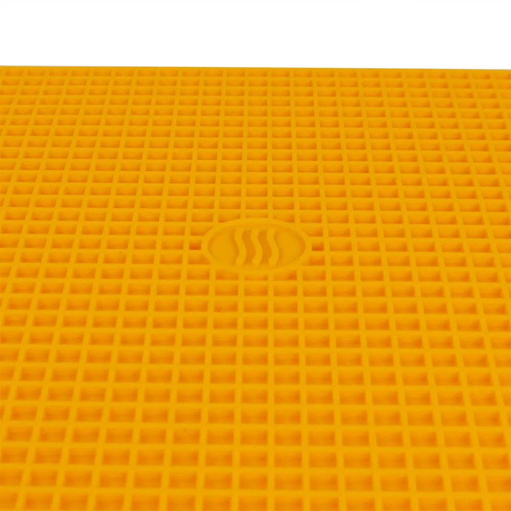 Thermoworks Hi-Temp Non-Slip Silicone Hotpad/Trivet 9"x12" 600°F BPA Free Yellow