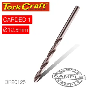 TORK CRAFT DRILL HSS 12.5MM 135DEG 1/CARD INDUSTRIAL BIT DR20125