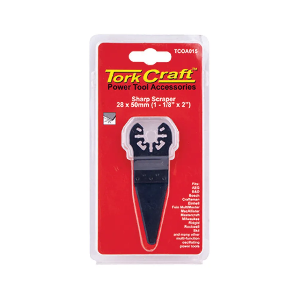 TORK CRAFT QUICK CHANGE SHARP SCRAPER 28X50MM(1-1/8````X2````)