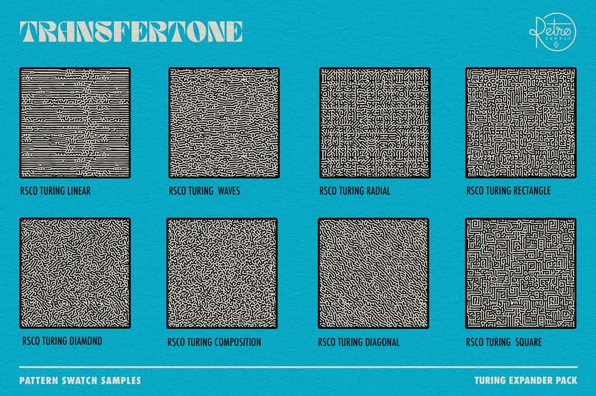 TransferTone | Turing Pattern Brushes Expander Pack for Procreate