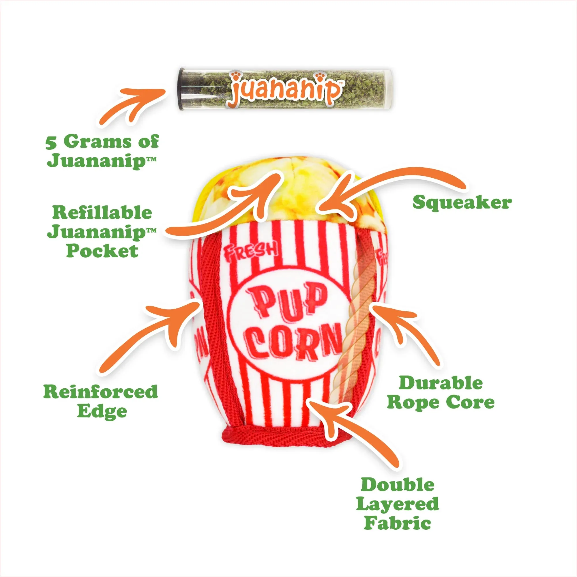 Tuffer Chewer Mini Doggi Duo Bundle - Pupcorn