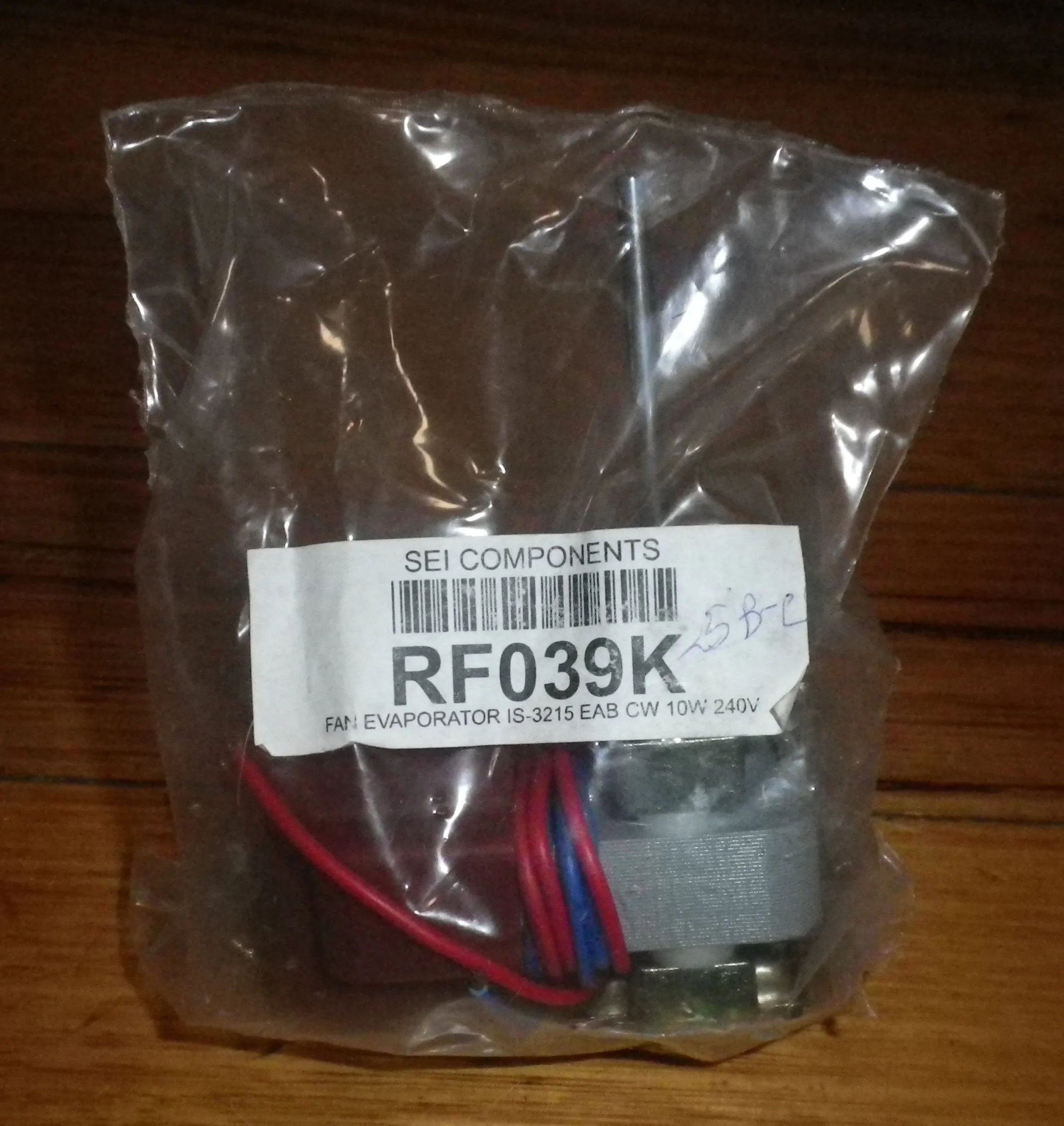 Universal Reversible 10Watt Evaporator Fan Motor - Part # RF039K, IS-3215EAB