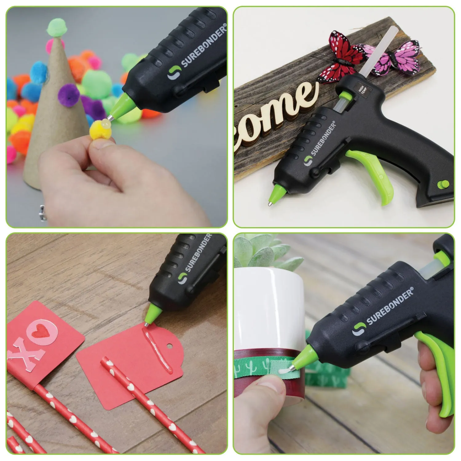 USB-195 Battery Powered Mini Size High Temperature Hot Glue Gun