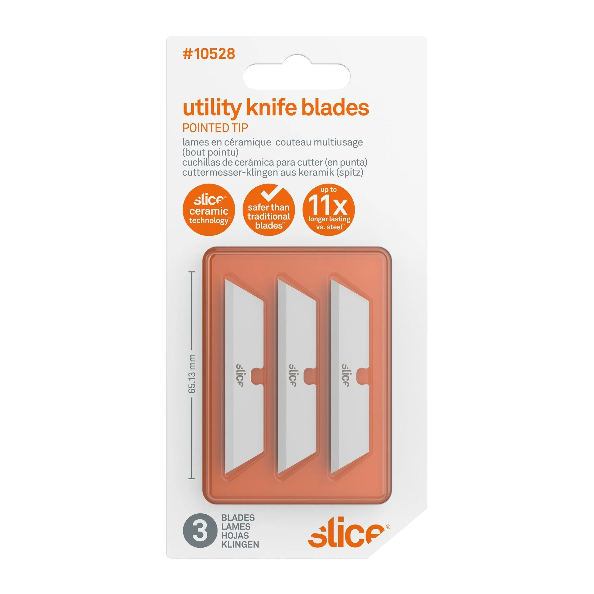 Utility Knife Blades (Pointed Tip)