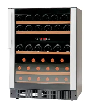 Vestfrost W45 134 Ltr Undercounter Dual-Zone Wine Cooler - Up to 45 Bottle Capacity