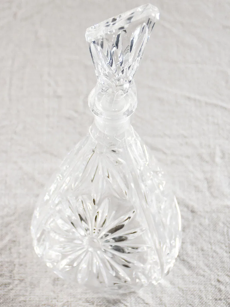 Vintage French carafe with sunflower motif