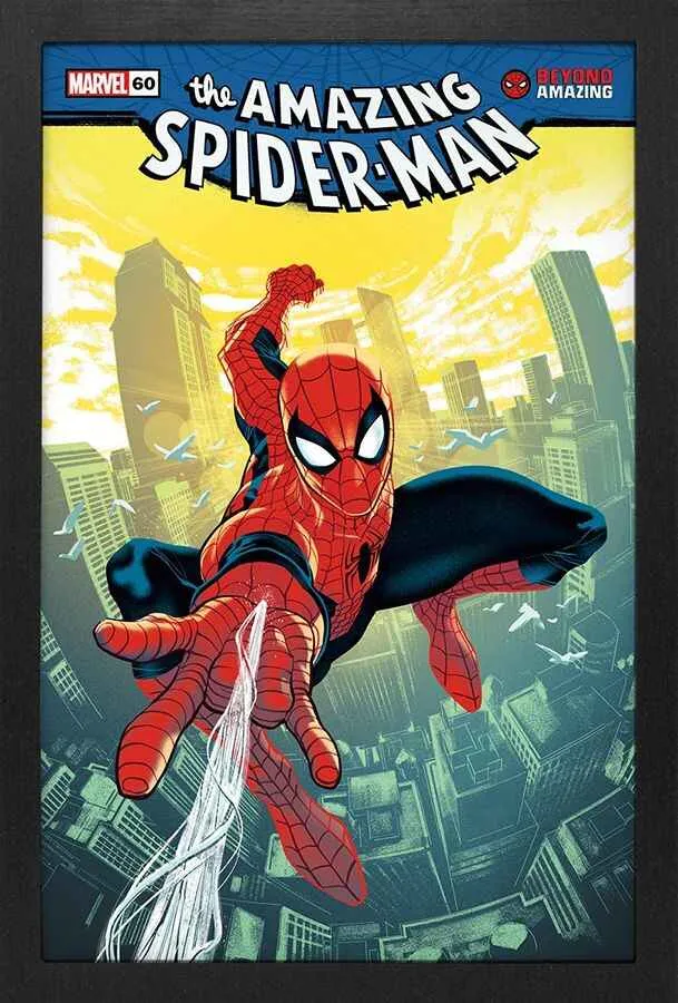 Wall Art Marvel The Amazing Spider-Man Comic 12" x 18" Framed Poster Print