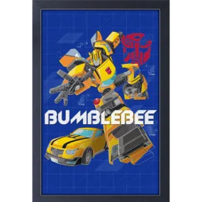 Wall Art Transformers Bumblebee 12" x 18" Framed Poster Print