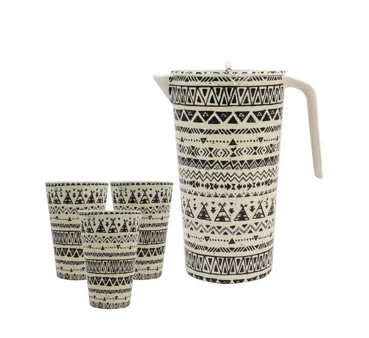 Water Pitcher Set with Lid