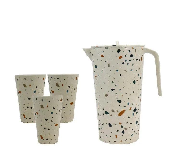 Water Pitcher Set with Lid