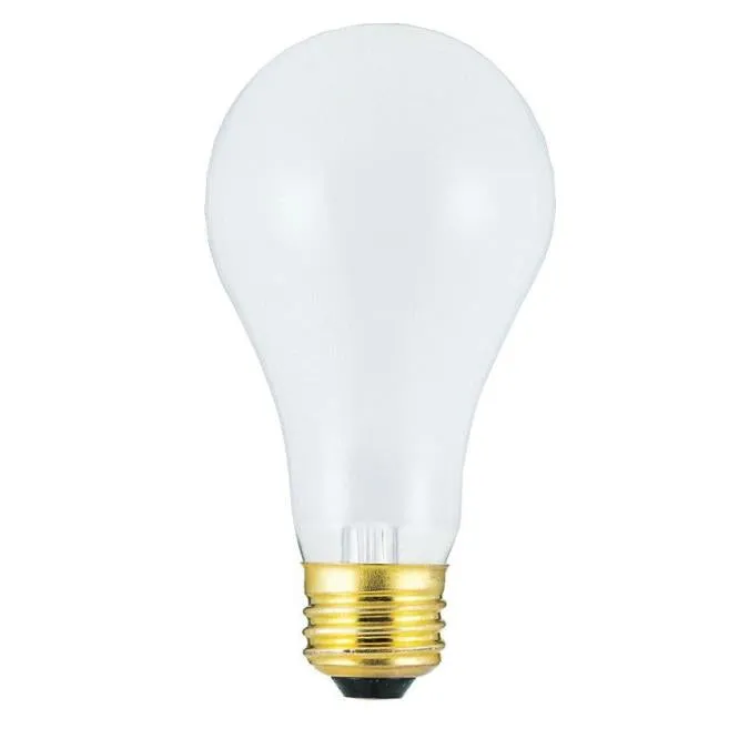 Westinghouse 0454000 150 Watt Incandescent A21 Frost - 2700 Kelvin - Warm White - 2650 Lumens - E26-Medium Base - 130 Volt - Box