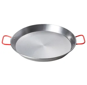 Winco 7.9" Paella Pan, Polished Carbon Steel