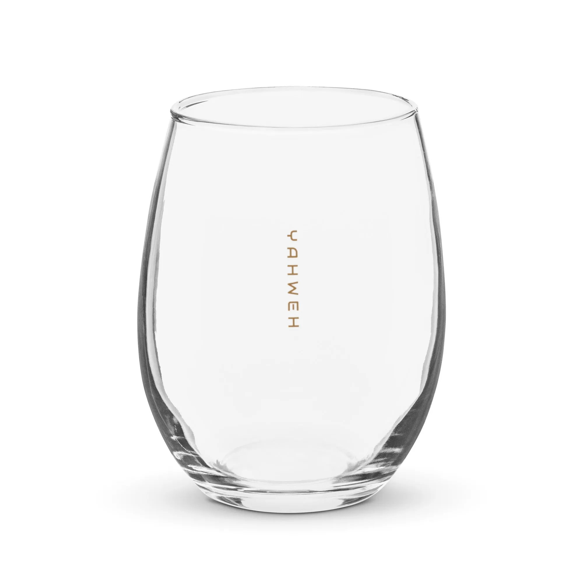 YAHWEH Stemless wine glass