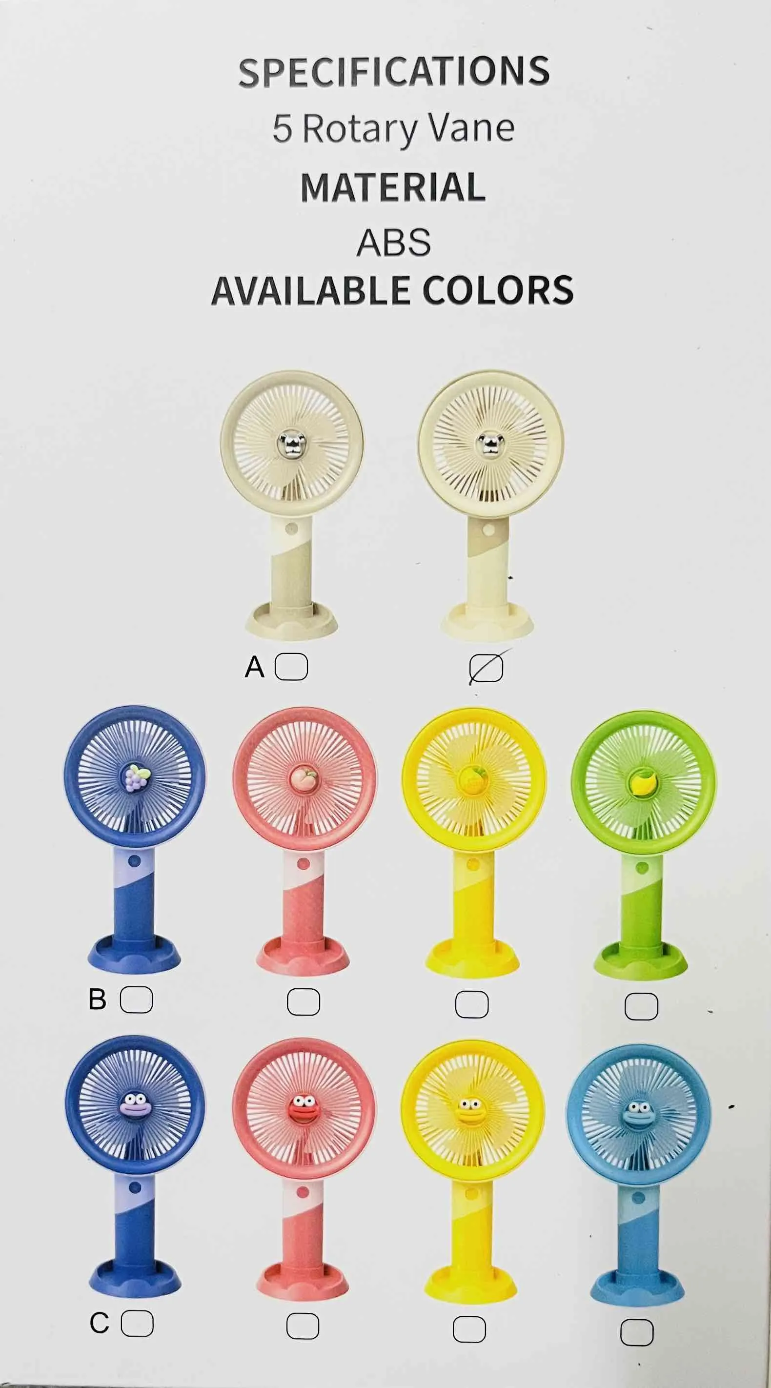 YS2316 Mini Fan