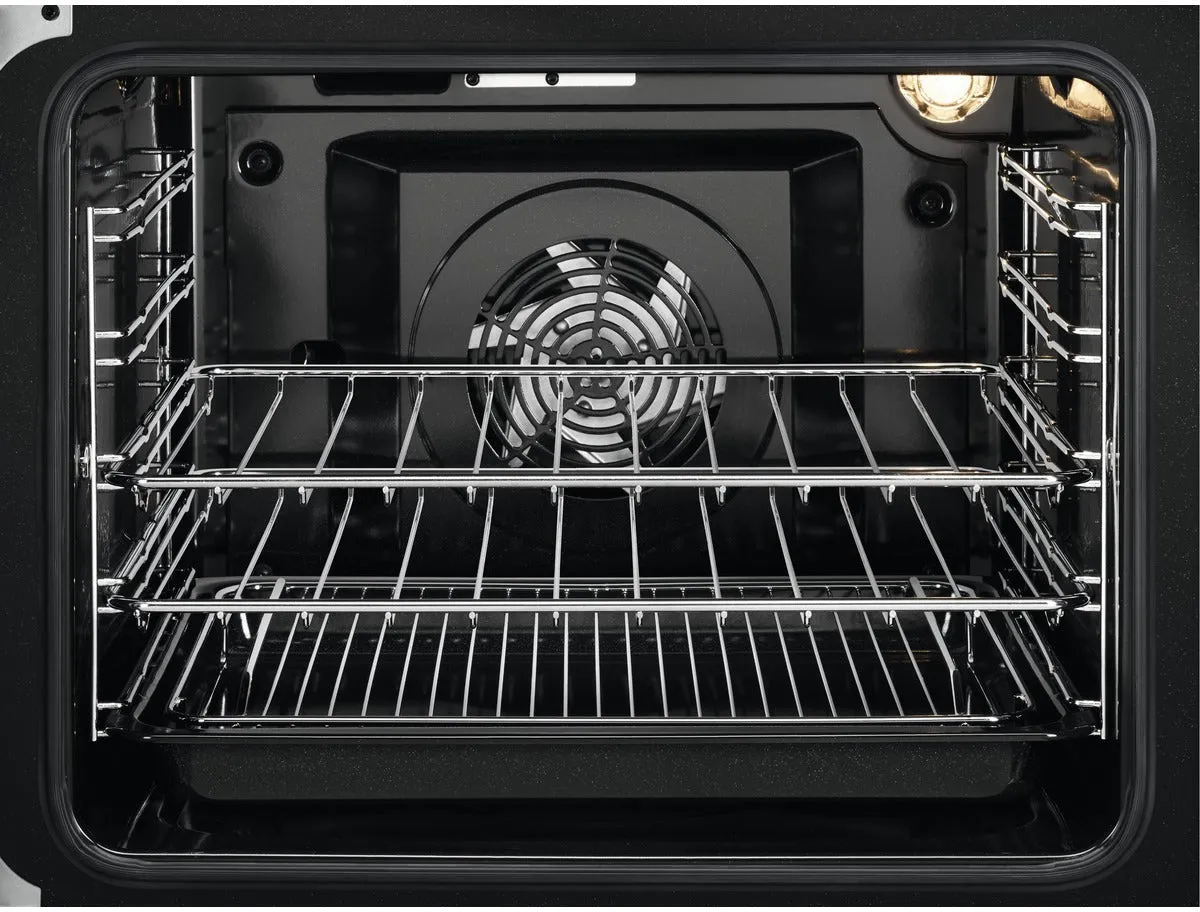 Zanussi ZCV66050XA 60cm Electric Cooker with Ceramic Hob - Stainless Steel