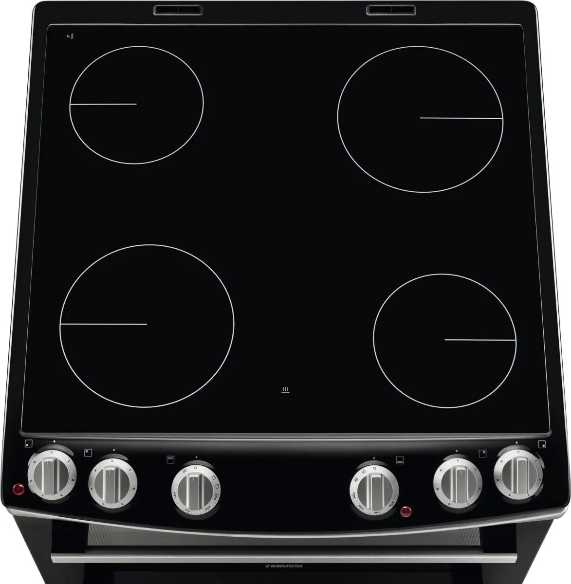 Zanussi ZCV66050XA 60cm Electric Cooker with Ceramic Hob - Stainless Steel