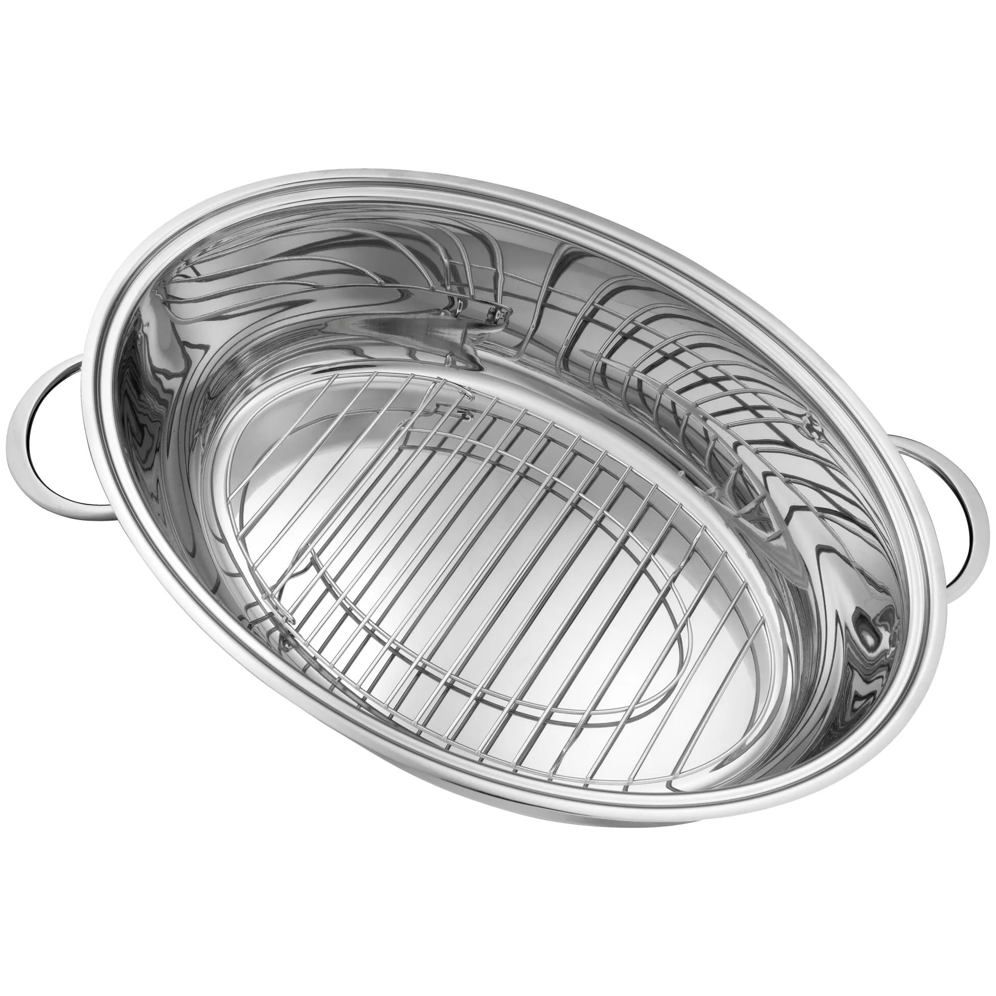 Zwilling Plus 16.5" Oval Roaster, Stainless Steel - 40993-000